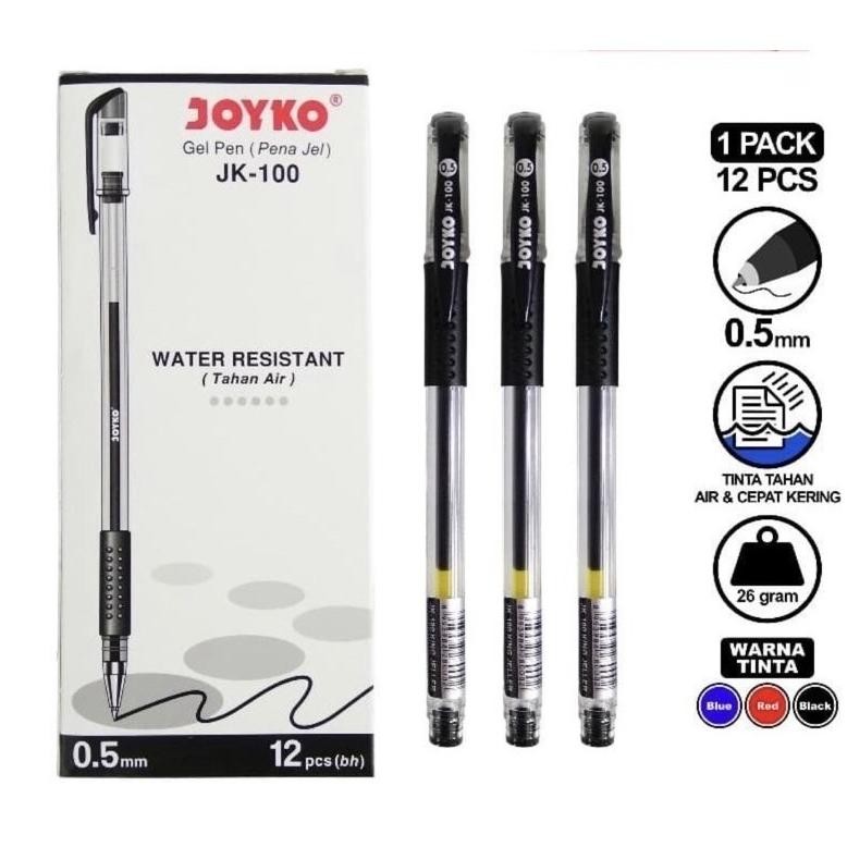 

Salt Pulpen Gel Joyko Tahan Air 0.5M Jk - 100 ( 1 Pack Isi 12 Pcs) At-126