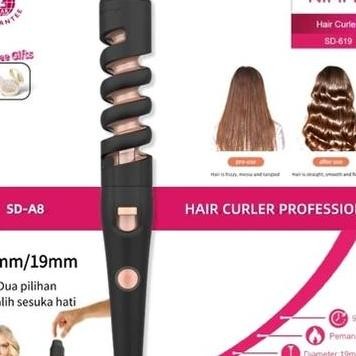 Nimmu Catok Auto Curl Rotate Catokan Rambut Curly 19Mm 32Mm Ion Catokan Curly Otomatis Curly Rambut