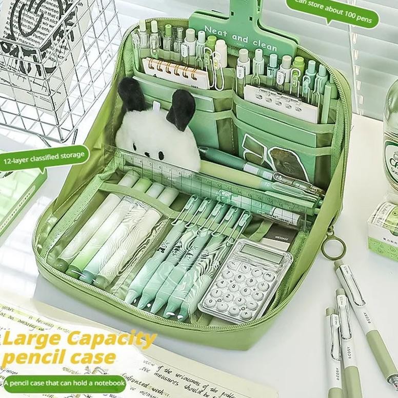 

Hot Transparan Tempat Pensil Berkapasitas Besar / Kotak Alat Tulis Anak Yang Indah / Tas Penyimpanan Kosmetik Anak Perempuan / Sekolah Kotak Kantor Stationary Uy-23