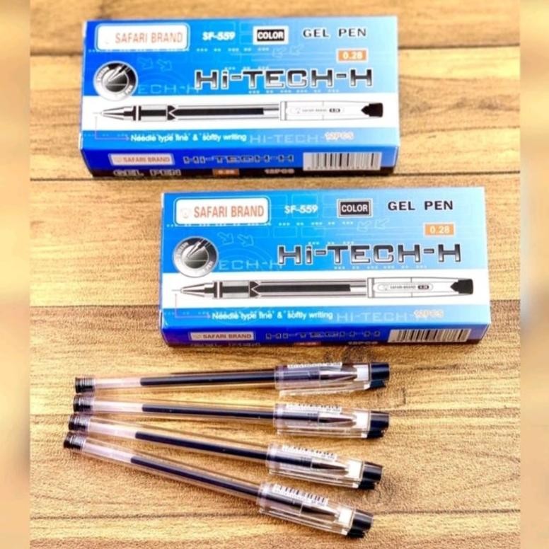 

Eelic 1Pack (12Pcs) Pulpen Gel / Gel Pen Hitec Hitech Hi-Tech Hi-Tech-H 0.28Mm Murah Safari Yl-24