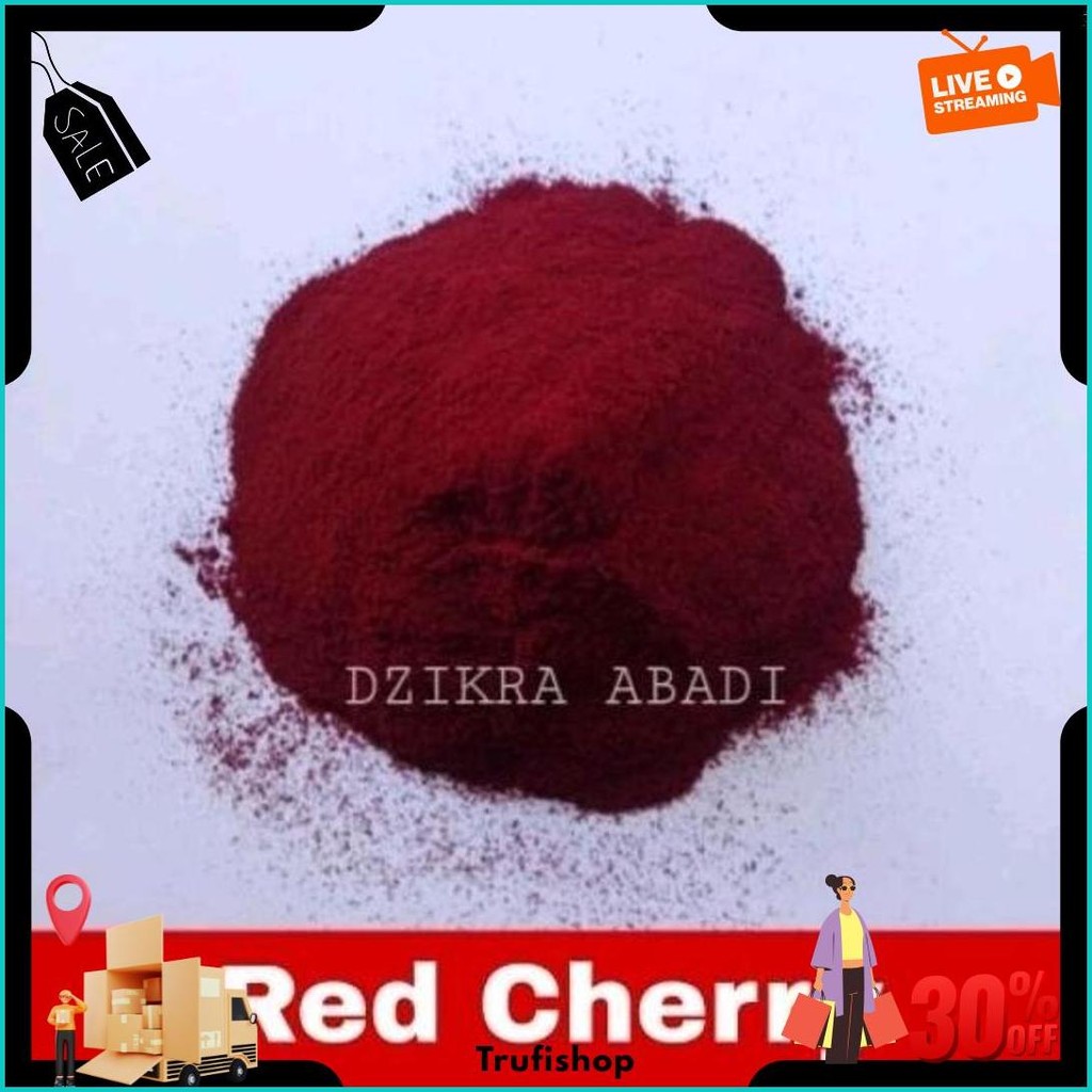 

Pewarna Makanan Bubuk Merah Ceri Cherry Red 2116 500 Gr Termurah Banget
