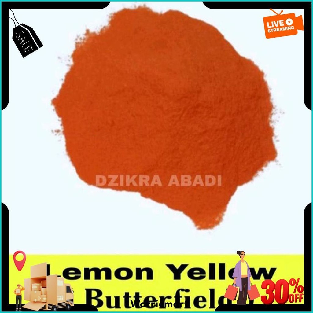 

Pewarna Makanan Bubuk Lemon Yellow Kuning ( Butterfield ) 1 Kg Bisa Cod