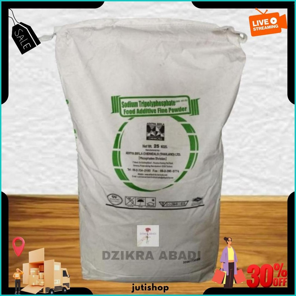 

Stpp Sodium Tripolyphosphate Pengenyal Bakso Food Grade 250 Gr Gratis Ongkir