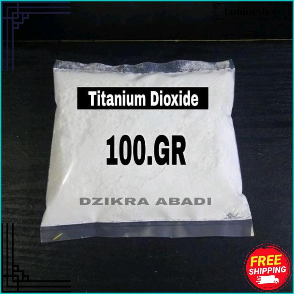 

Titanium Dioxide Titan Pemutih Makanan Bubuk 100.Gr Bisa Cod