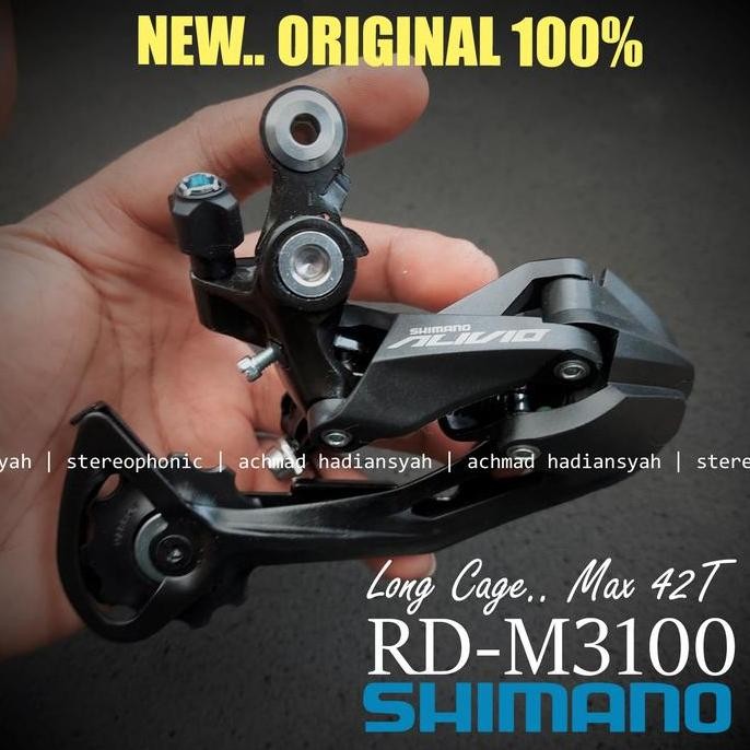 Promo RD Alivio Original SHIMANO RD 9 speed Long Cage RD M3100 Alivio 9speed COD