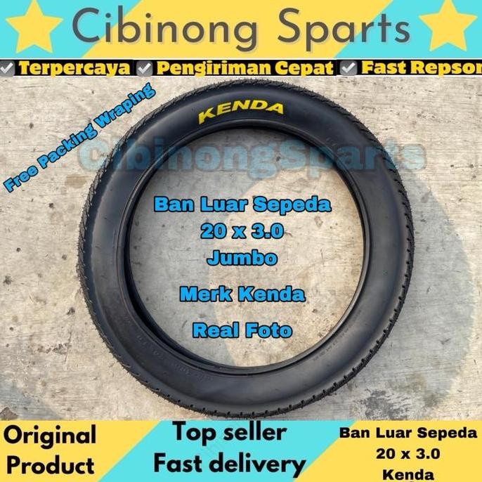Promo Ban Luar Sepeda BMX 20 x 3.0 / 20 x 3.00 Kenda Ban Besar Ban Jumbo New Original COD