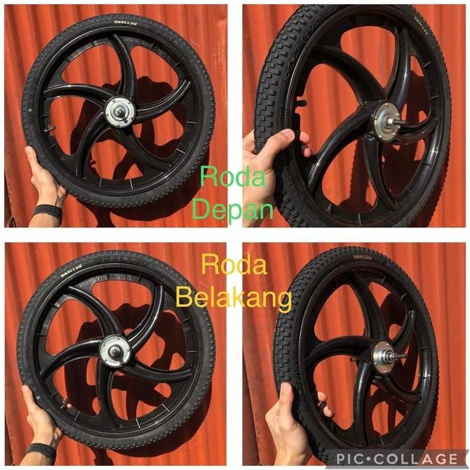 Promo Velg 20 Klewang Ban Hidup (Ban Angin) Plus Alat Sepeda COD