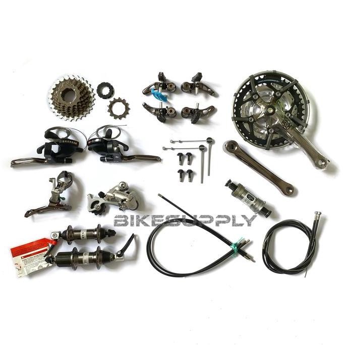 Promo Group Set Sepeda Merk Shimano 3 x 7 Speed SE Japan Vintage NOS COD