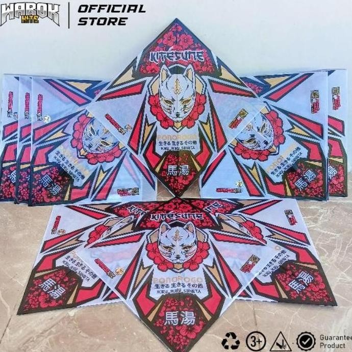 Layangan Sukhoi Tournament Warok WIBU JAPANESE Kitesune Edition ( mewah,Keras, Manuver Mantap)