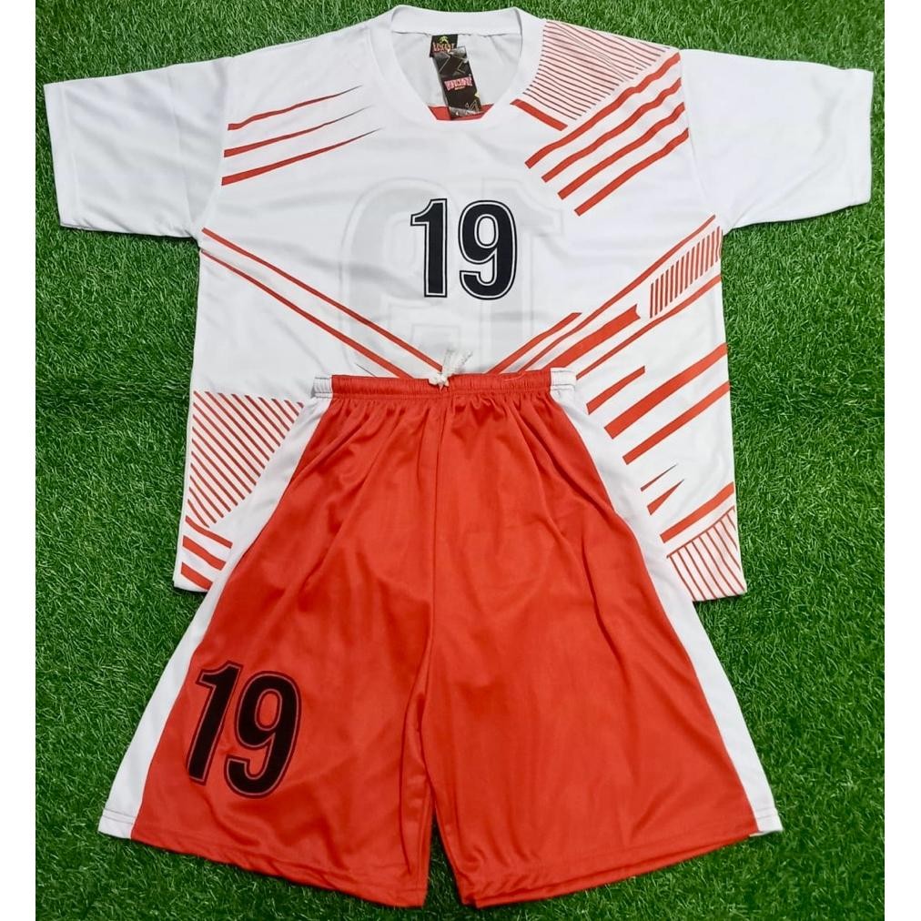 setelan bola jersey baju kaos bola seragam futsal tim 18 pcs dewasa #1