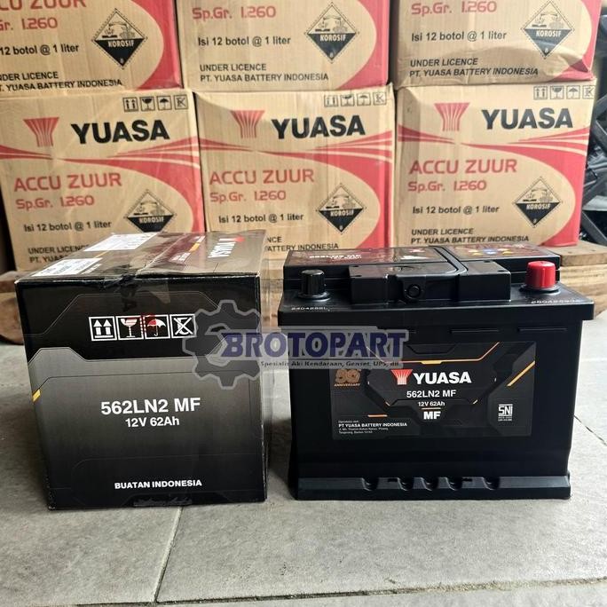 PROMO - Aki Accu Mobil Innova Reborn Fortuner VRZ Bensin Yuasa 62LN2 LN2 MF
