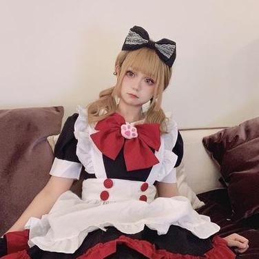 CR - CC-103 maid lolita neko cat cosplay costume kostum pelayan anime TERLARIS