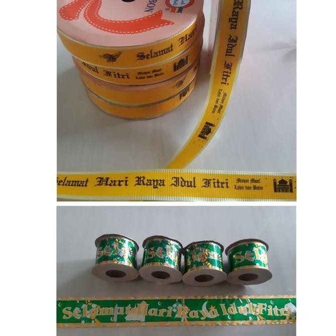 

CR - Pita Idulfitri/Pita Lebaran/Pita hampers per roll TERLARIS