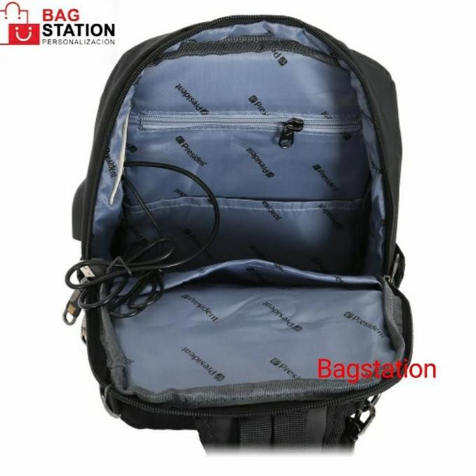 Tas Selempang Pria Chest Bag President Ori Sling Bag President Ori Selempang President