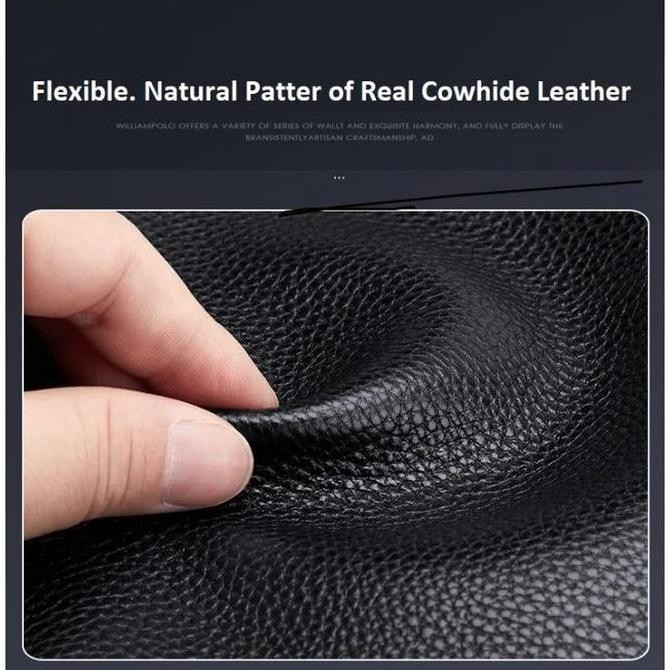 Dompet Pria Terbaru William Polo 211563 Dompet Panjang Pria Wallet Ringan Kulit Sapi Asli