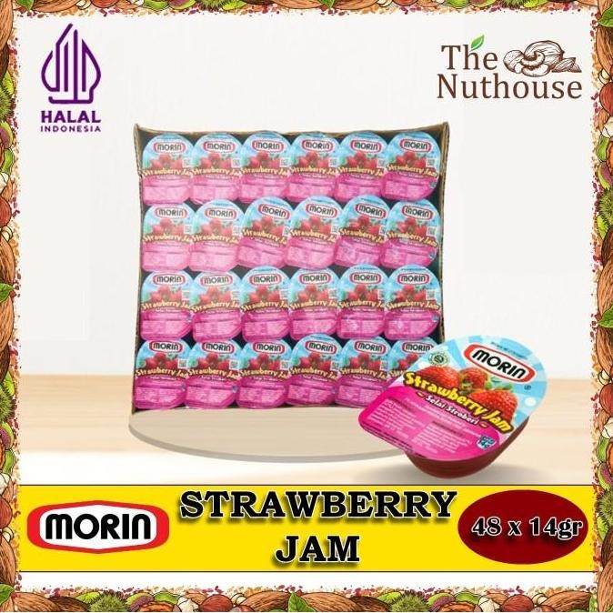 MORIN Portion Pack Strawberry Jam / Selai Strawberi [14gr x 48pcs]
