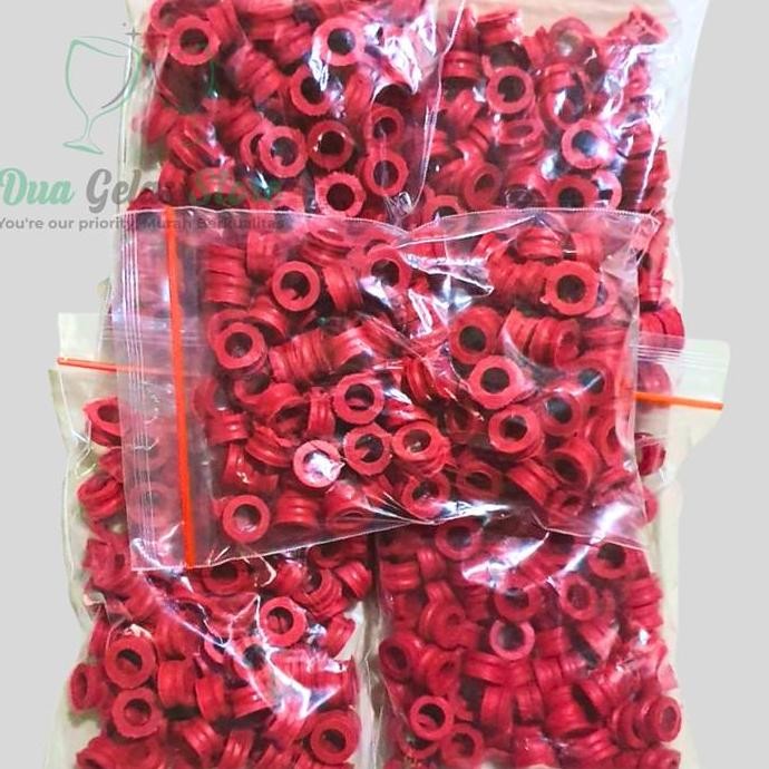 Karet Seal Gas Elpiji SNI Tebal Lentur 100% Karet Asli Untuk Tabung Gas 3kg 5.5kg 12kg Isi Satuan 10