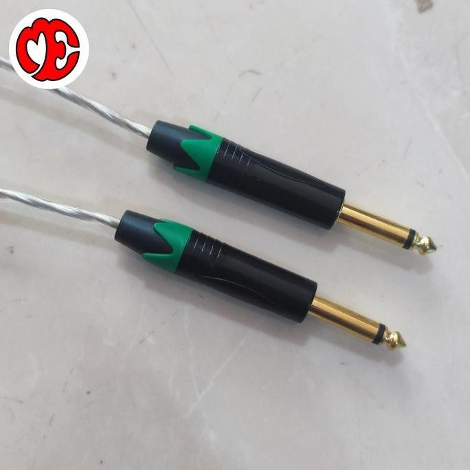 kabel jack akay to akay mono kabel head kitani transparan bodi kecil MURAH