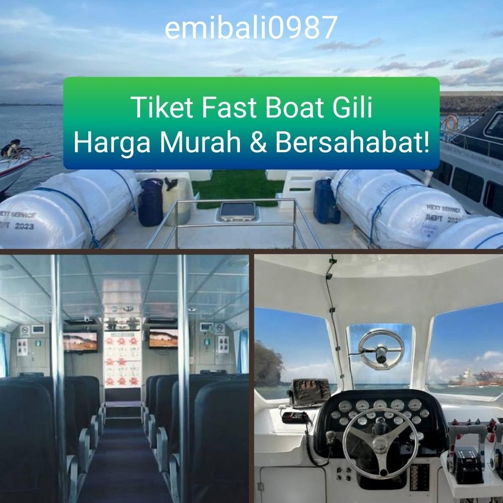 Tiket Fast Boat Dari Padangbai Bali Ke Gili Trawangan, Gili Air &  Lombok Dan Sebaliknya