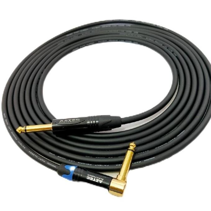 kabel Jack gitar 2 meter Mogami 2319 Jack Akai Aztec gold BARU
