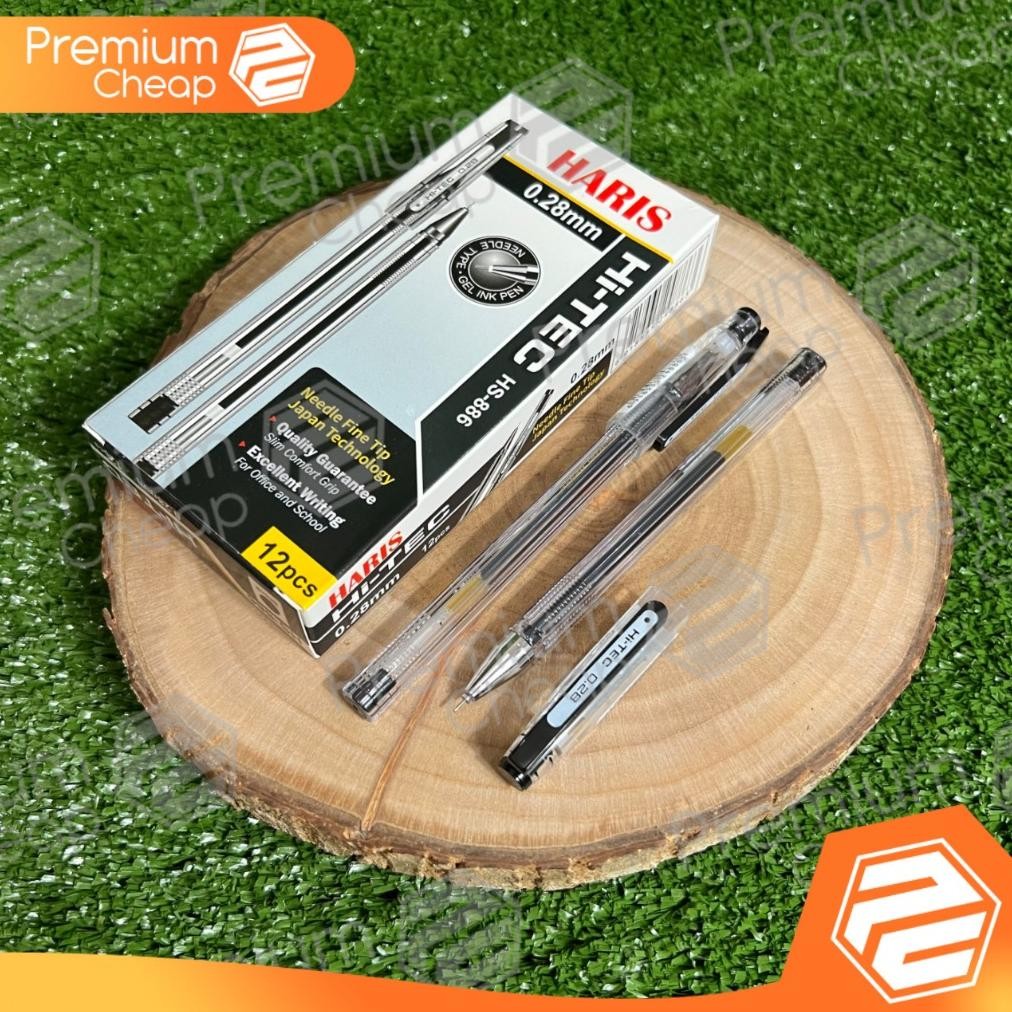 

Cod [12 Pcs] Gel Pen Pulpen Hitech Haris Hi-Tech 0,28Mm Er-90