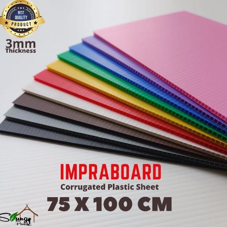 

[Kecil Impraboard / Inpraboard / Infraboard 3Mm 75 X 100 Cm / 100X75 Cm Pp Board Art Board Best Seller Hg-24