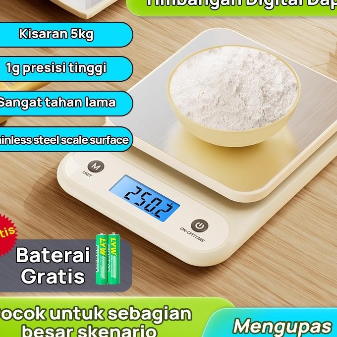 5Kg Timbangan Elektronik Dapur Presisi Timbangan Gram Untuk Memanggang Di Rumah Timbangan Makanan Pe