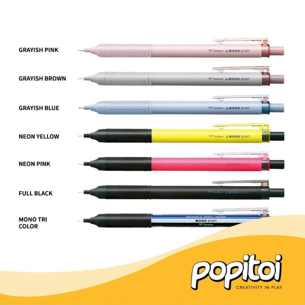 

Termurah Tombow Mono Graph Lite Mechanical Pencil Pensil Mekanik 0.3 0.5 Mm Gha-68