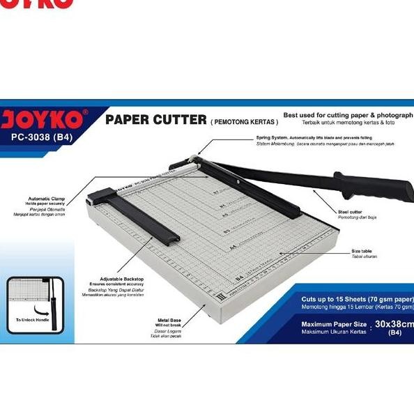 

R Cutter Pemotong Kertas Joyko Pc3038 B4