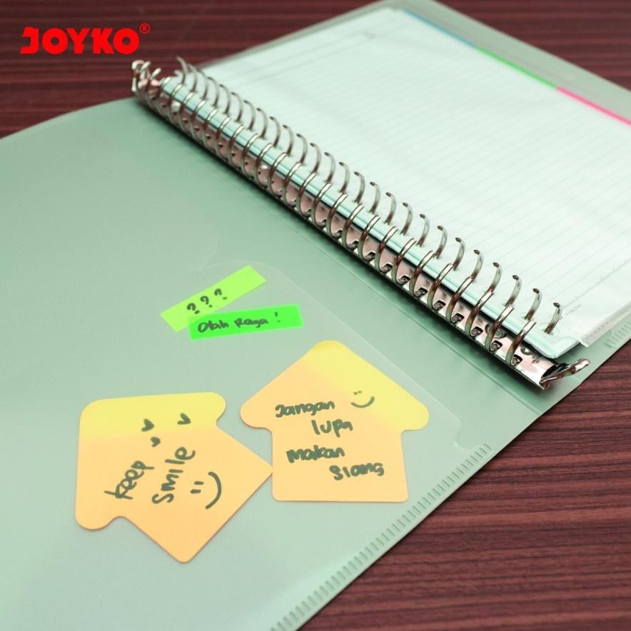 

Fue-K5X20 Binder Note Joyko B5-Mhim-M140 / Imagination Uk 26 Holes Metal Ring Warna Netral Gha-68