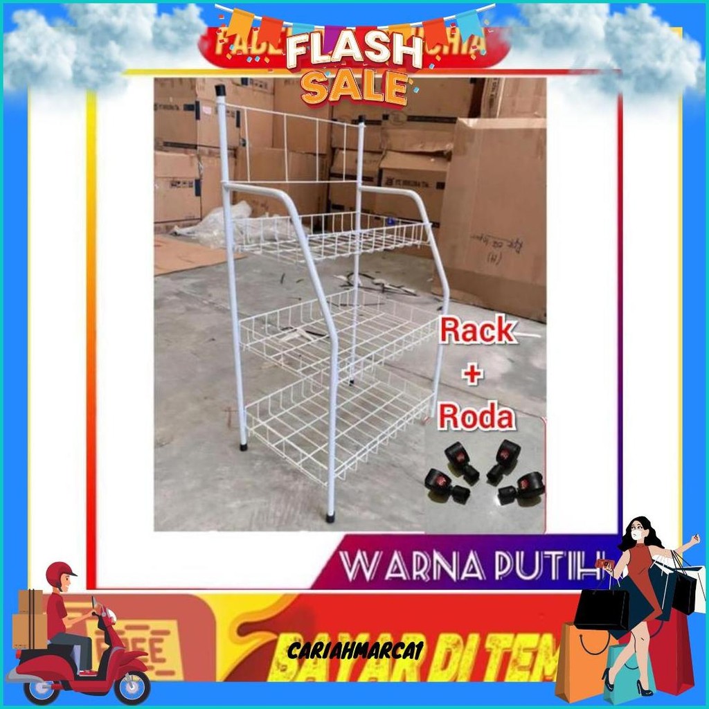Rak Ciki Serbaguna Susun 3/Rak Ciki/Rak Roti/Rak Susun 3/Rak Jumbo/Rak Multifungsi Termurah Banget