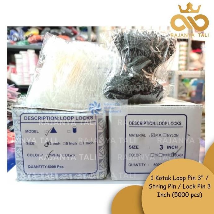 DS83 >> 1 Kotak Loop Pin 3" / String Pin / Lock Pin 3 Inch (5000 pcs)