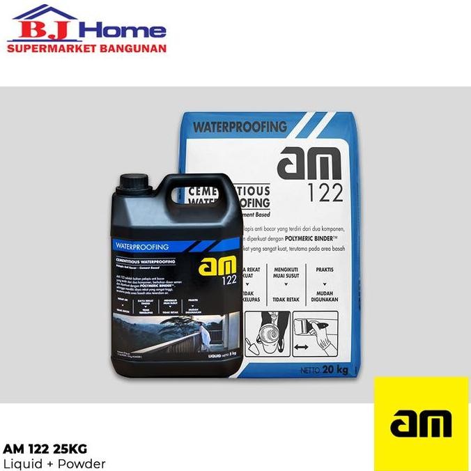AM 122 Cementitious Waterproofing/Pelapis Anti Bocor Flexible 25KG