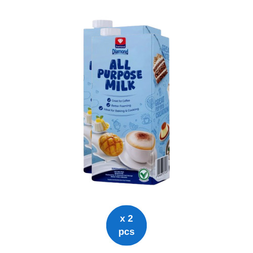 

Diamond UHT All Purpose Milk 1L x 2 pcs