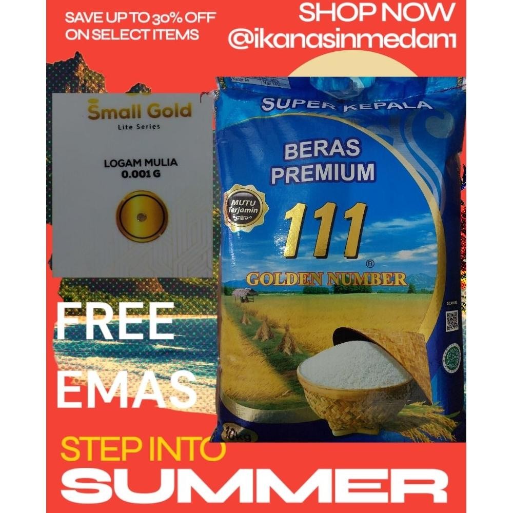 Beras 111 Sania Hsc Premium 5Kg Gratis Emas