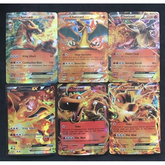 Kartu Pokemon TCG Basic Charizard EX Collection (harga/kartu) Rare Original