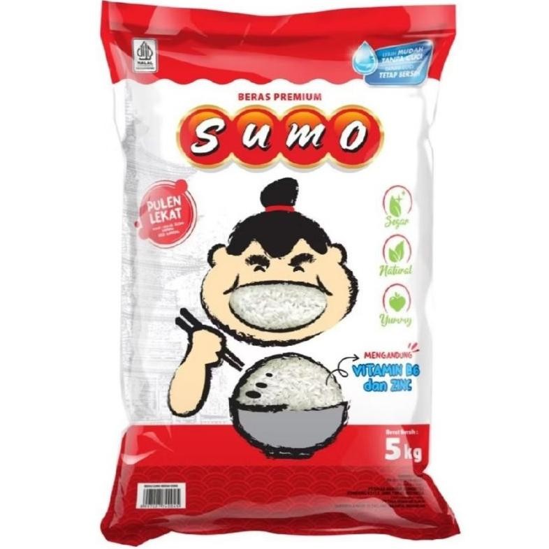 Beras Sumo Merah 5 Kg / Sumo Merah 5Kg / Sumo Merah 5 Kilogram (Beras Fortifikasi)