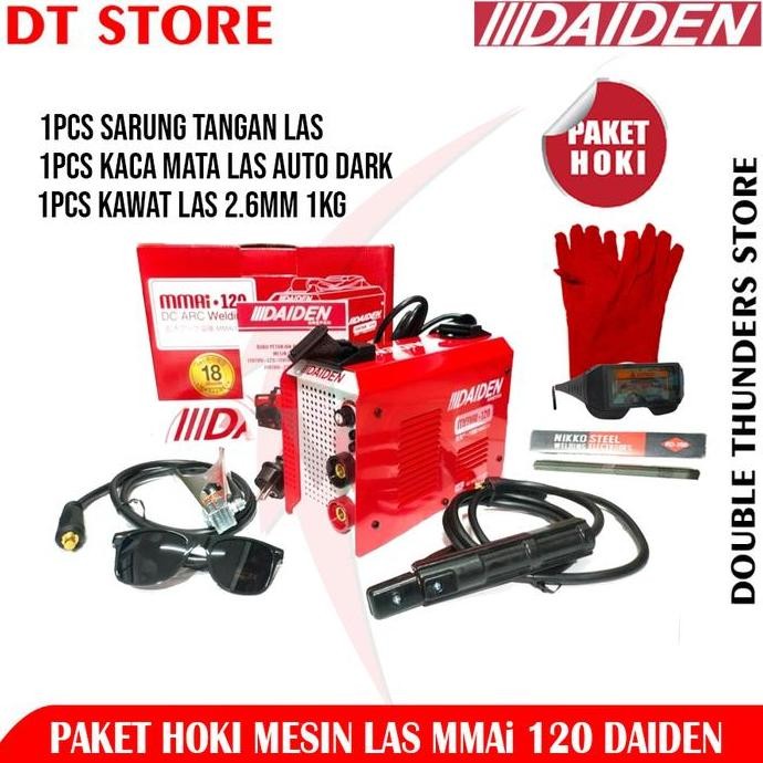 Daiden Mesin Las MMAi120 Mesin Trafo Las Inverter MMAi120