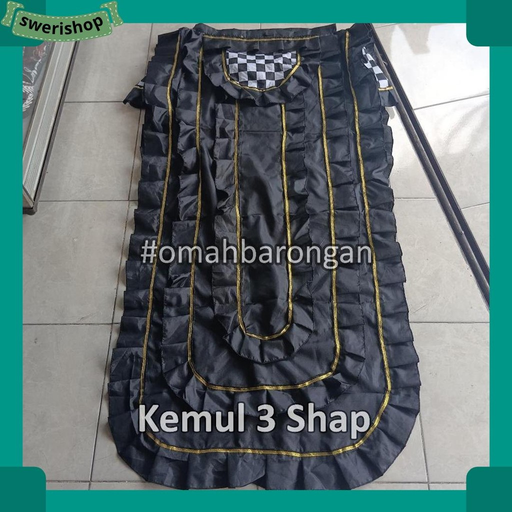 Kemul Barongan Anak SD Pentas Dewasa Warna Biru Hitam Merah Kuning Hijau BIGDEAL