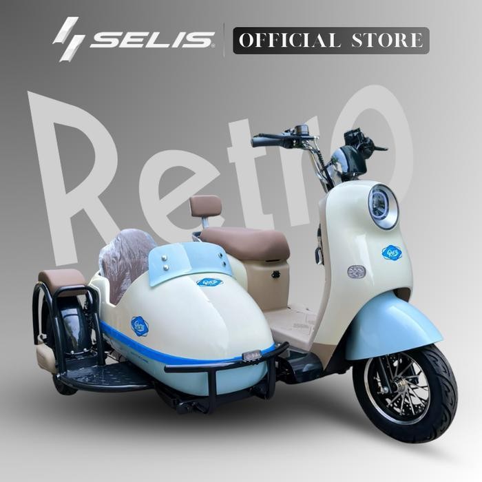 CCS SELIS LIMITED EDITION - Sepeda Motor listrik Retro / Motor Listrik Sespan / Motor Jadul