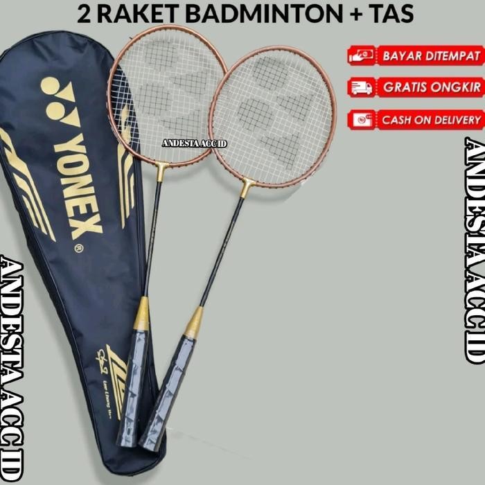 RPS RAKET BADMINTON ANAK CARBONEX 9 PAKET LENGKAP
