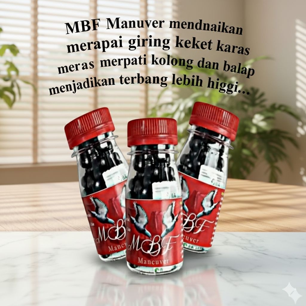 PIL MERPATI MANUVER ISI 100 BUTIR extrak gingseng liur walet sarang walet minyak ikan sarang burung 