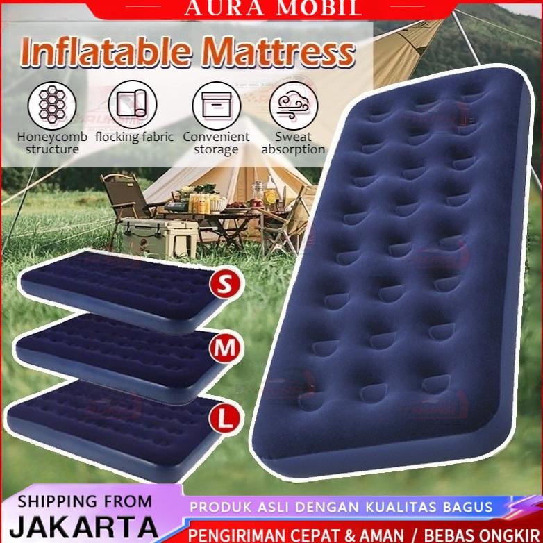 Kasur angin pompa double 2 orang  /Kasur angin / matras angin airbed intex / Kasur Angin + Pompa -Au