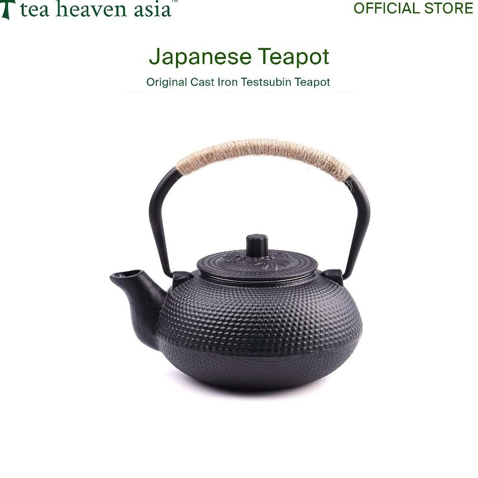 Tea Heaven Teapot Japanese Tetsubin Cast Iron Teko Teh Jepang