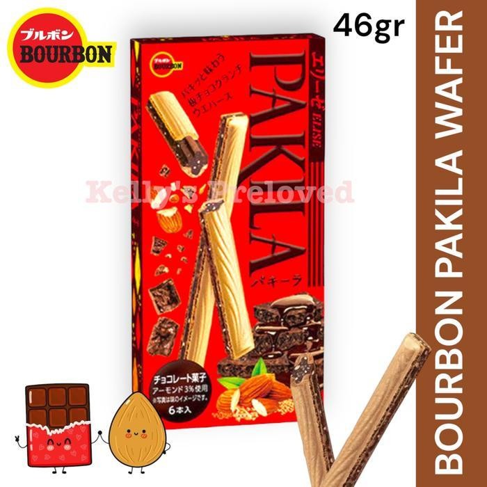 

Bourbon Elise Pakila 46 Gram | Biscuit Wafer Chocolate Almond | Japan