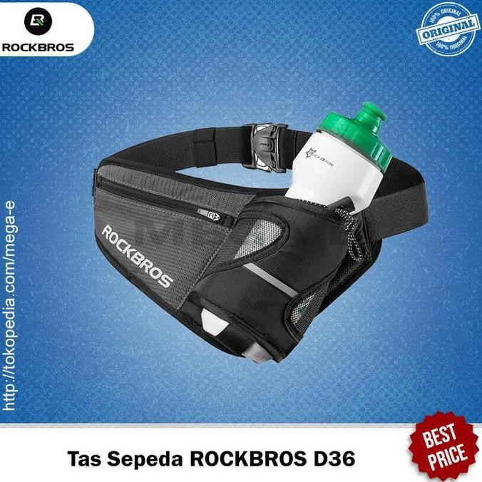 TERMURAH - Tas Pinggang Olahraga Lari Rockbros D36 Tas Olah Raga Sport Running