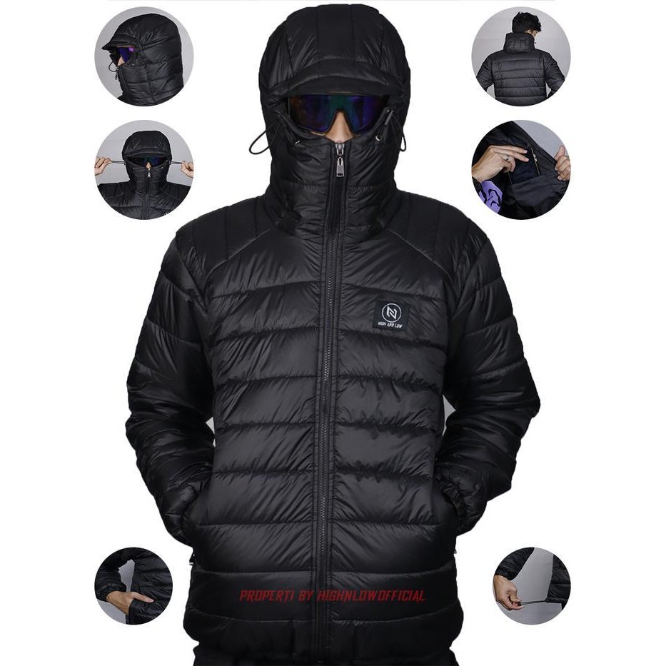 OGO HIGH AND LOW  - Jaket Pendaki Gunung Jaket Gorpcore Jaket Gelembung Jacket Musim Dingin Jaket Pr