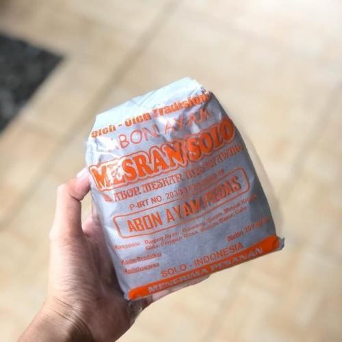 

ES Abon Ayam Mesran Rasa Pedas Oleh oleh Khas Solo