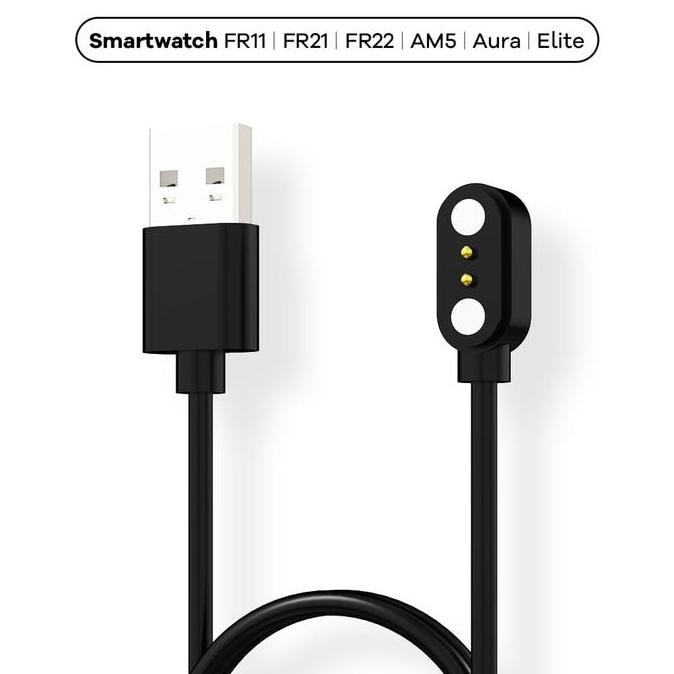 PROMO - JETE Kabel Magnetic Charger Smartwatch FR2 FR AM AM2 -