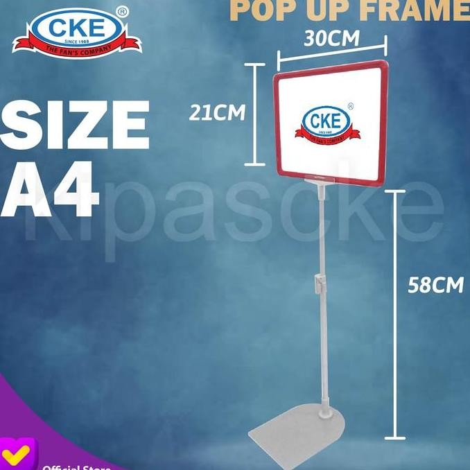 

TERLARIS - Stand Frame/Pop up Frame/ Frame Promosi Toko A4 Standing Display